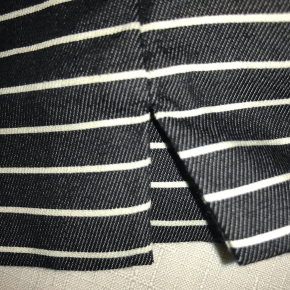 Ann Taylor Riviera Pants Gray Stripe Pants 2P - Picture 7 of 7